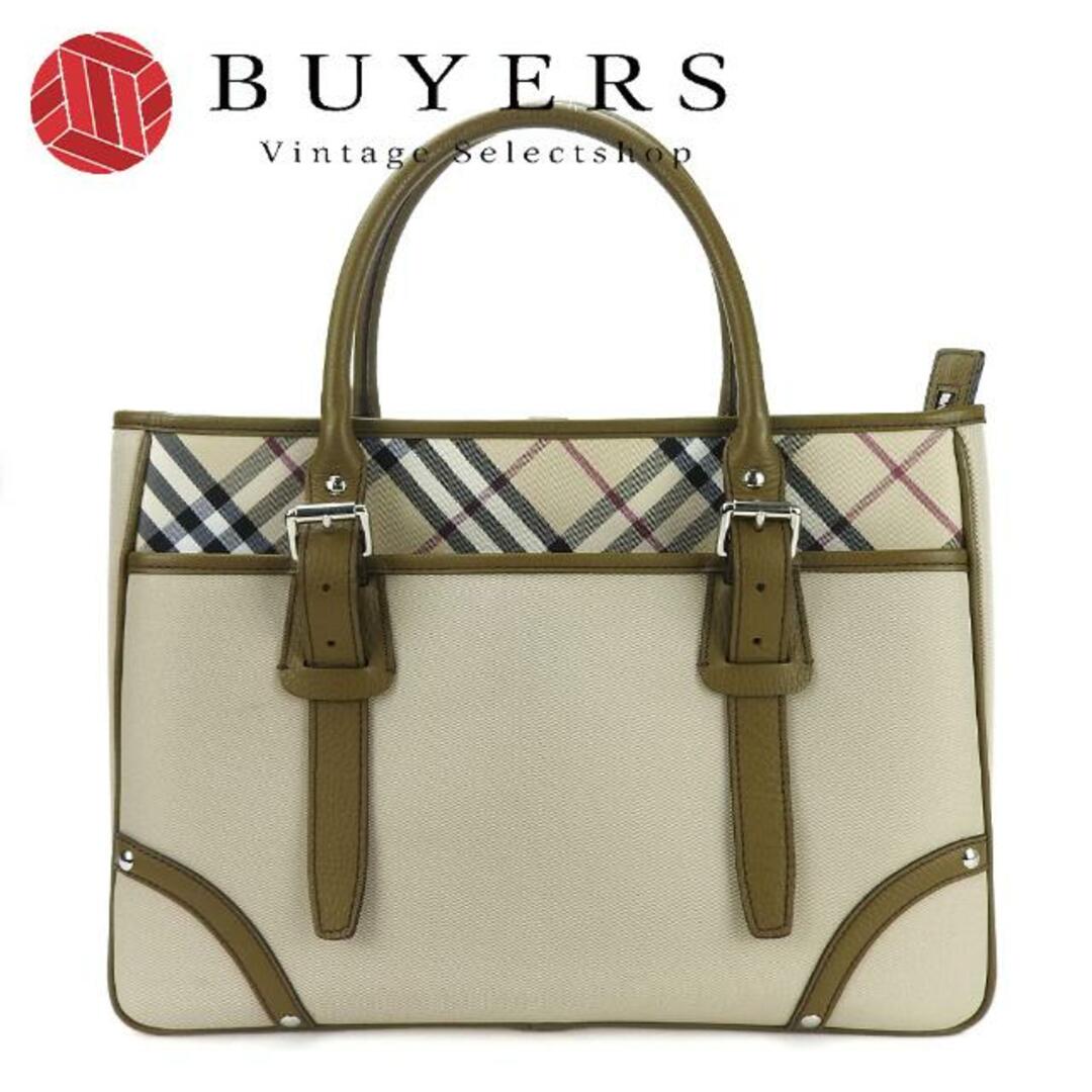 BURBERRY - 【中古】 バーバリー トートバッグ 肩掛け ノバチェック