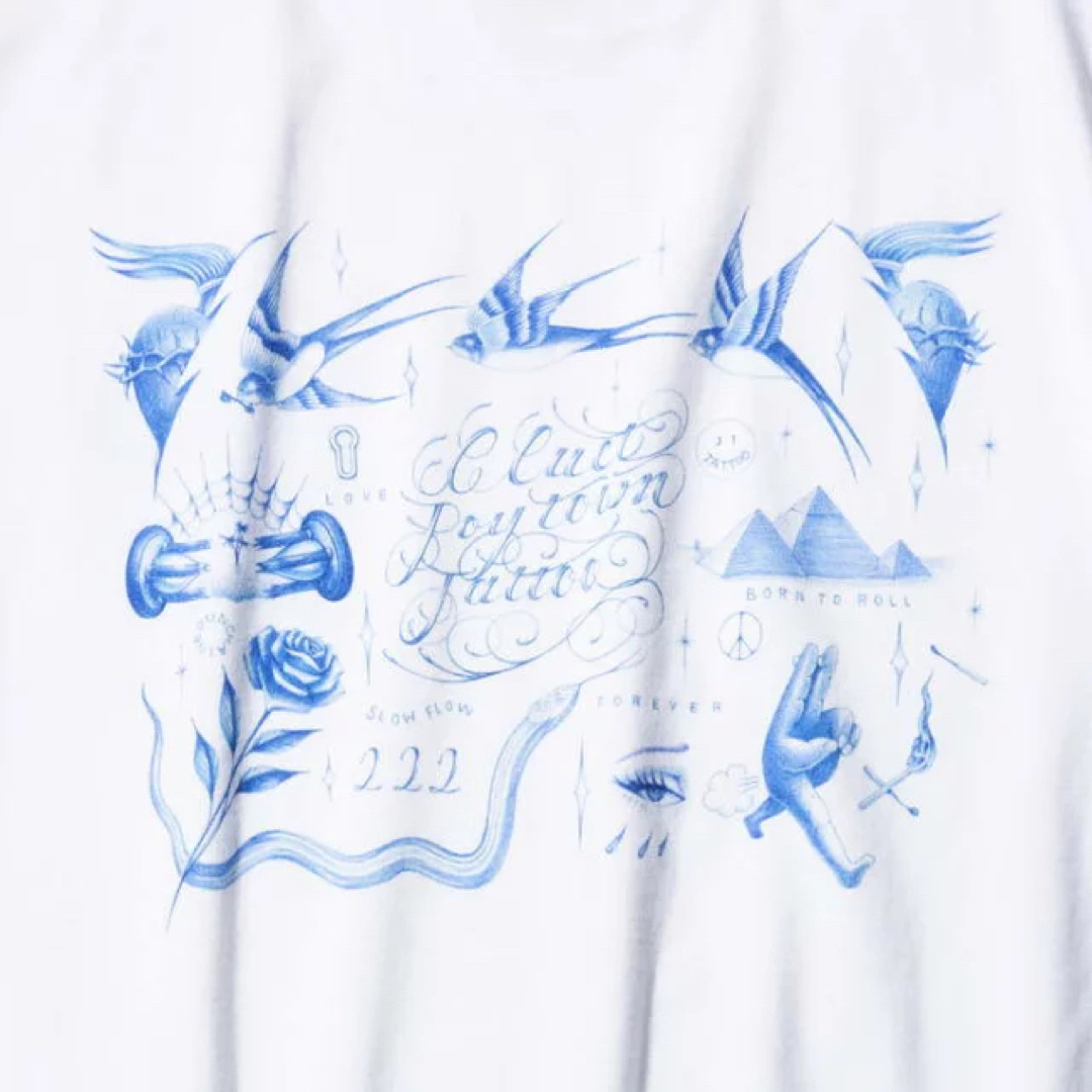 CLUCT(クラクト)のCLUCT(クラクト) JOYTOWN[S/S TEE] 白TシャツXL 新品 メンズのトップス(Tシャツ/カットソー(半袖/袖なし))の商品写真