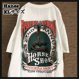 ヘインズ(Hanes)の【ヘインズ】半袖Tシャツ　馬蹄　ロデオ　民族衣装　デカプリント　ゆるだぼ49(Tシャツ/カットソー(半袖/袖なし))