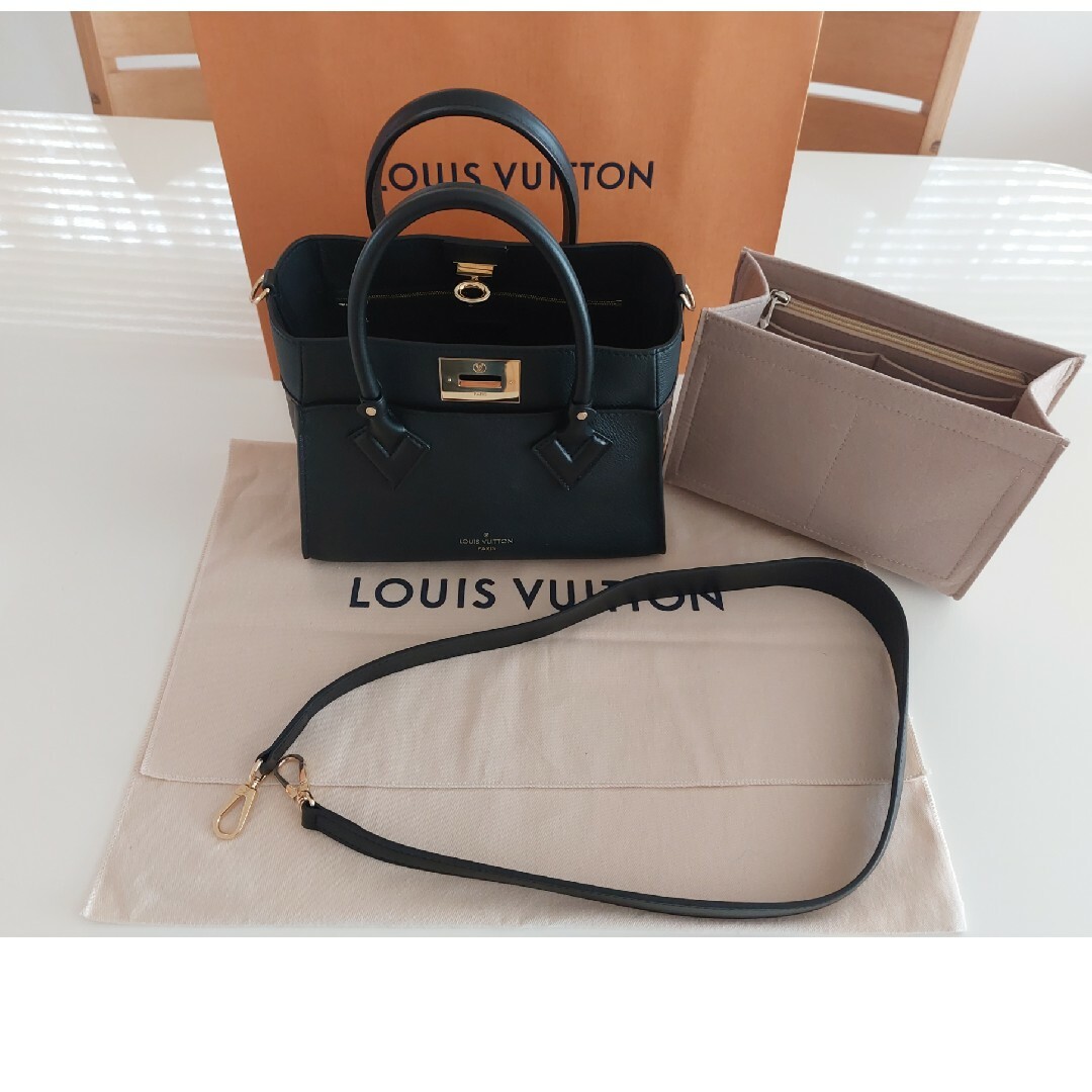 ルイ・ヴィトン LOUIS VUITTON モンテーニュBB M45778 ハンドバッグ バイカラーモノグラム アンプラント ノワール / 250678