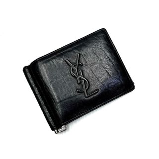 サンローラン(Saint Laurent)のカサンドラ ビルクリップウォレット サンローラン 財布 小物 ブラック(マネークリップ)