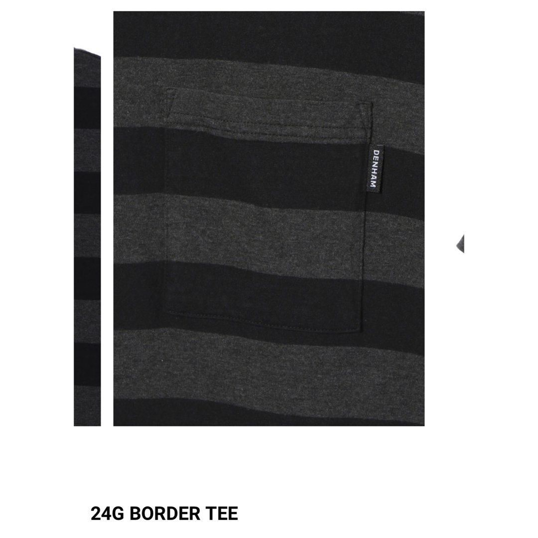 DENHAM(デンハム)のDENHAM  24G BORDER TEE メンズのトップス(Tシャツ/カットソー(半袖/袖なし))の商品写真