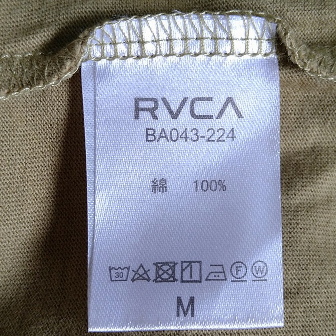 RVCA(ルーカ)のたび様 RVCA ルーカ 半袖Tシャツ Ｍサイズ メンズのトップス(Tシャツ/カットソー(半袖/袖なし))の商品写真