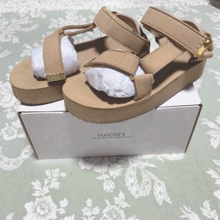 アパルトモンドゥーズィエムクラス(L'Appartement DEUXIEME CLASSE)のSUICOKE SUEDE SANDAL  スイコックサンダル23cm(サンダル)