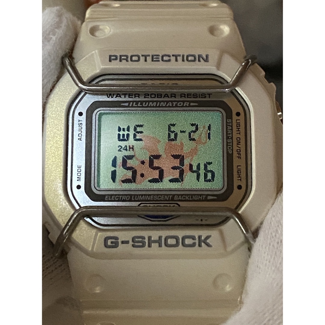 G-SHOCK(ジーショック)のG-SHOCK/ラバコレ/ペア/baby-g/限定/2001/オリジン/ホワイト メンズの時計(腕時計(デジタル))の商品写真