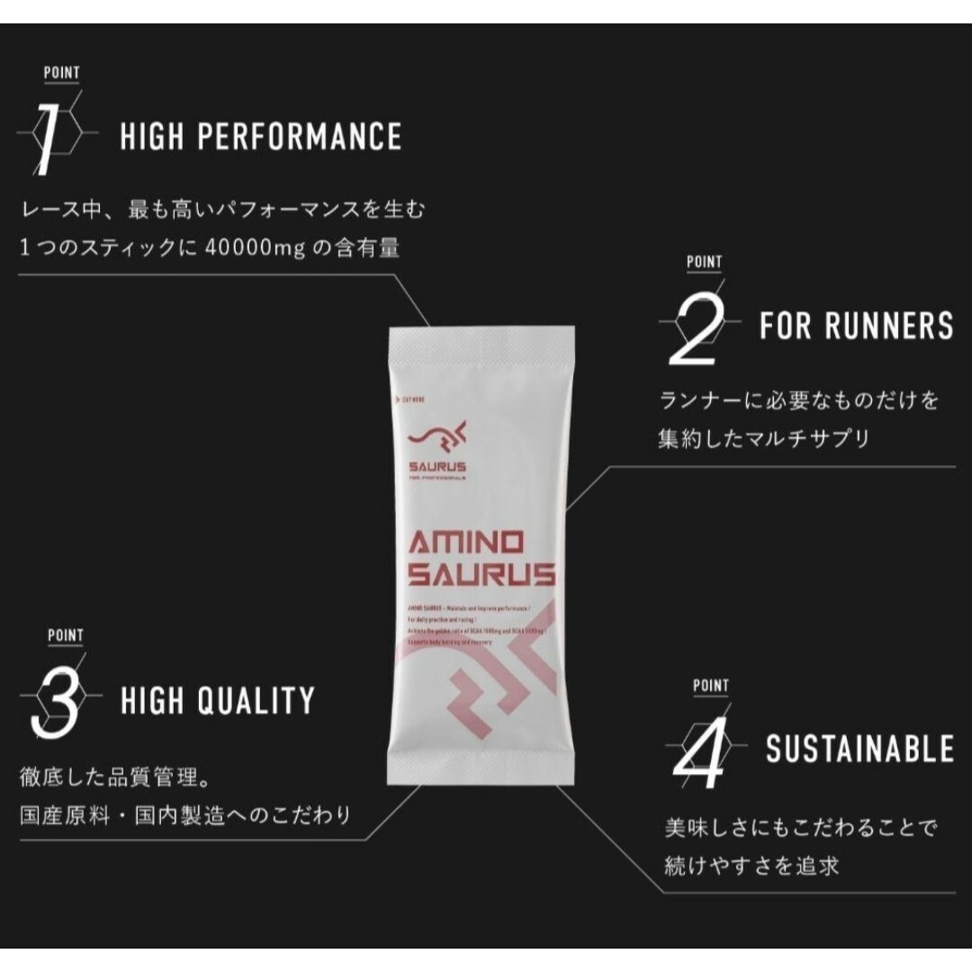 【送料無料★3箱セット42包】アミノサウルス スポーツサプリメント トレーニング