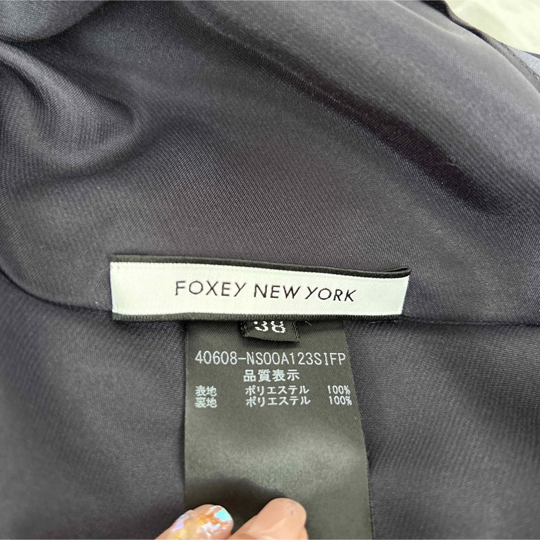 Foxey New York ⭐️ネイビーワンピース38-