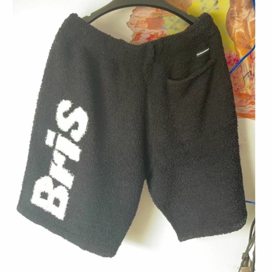 F.C.Real Bristol BAREFOOT DREAMS PILE SHORTS ハーフパンツ黒 正規