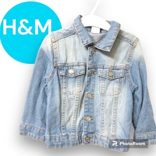 エイチアンドエム(H&M)のエイチアンドエム（h&m）Gジャン90サイズ★送料無料★24時間以内配送(ジャケット/上着)