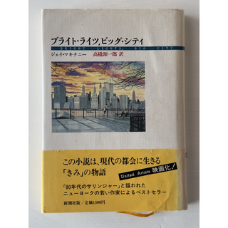 「ブライト・ライツ、ビッグ・シティ」ジェイ・マキナニー著（髙橋源一郎訳）(文学/小説)