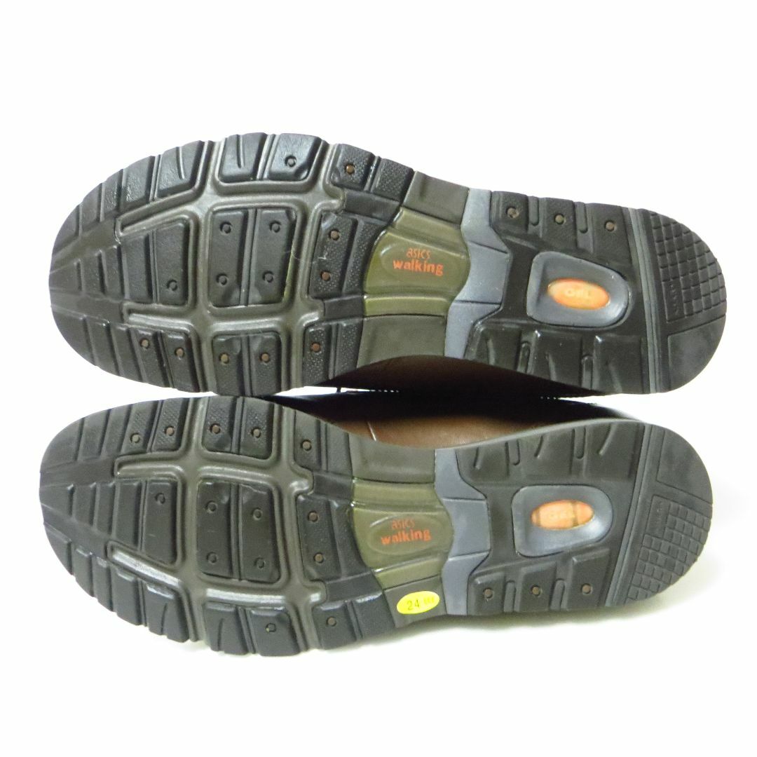 asics(アシックス)の極美品 asics SALUTIS レザー ウォーキングシューズ 24㎝EEE レディースの靴/シューズ(スニーカー)の商品写真