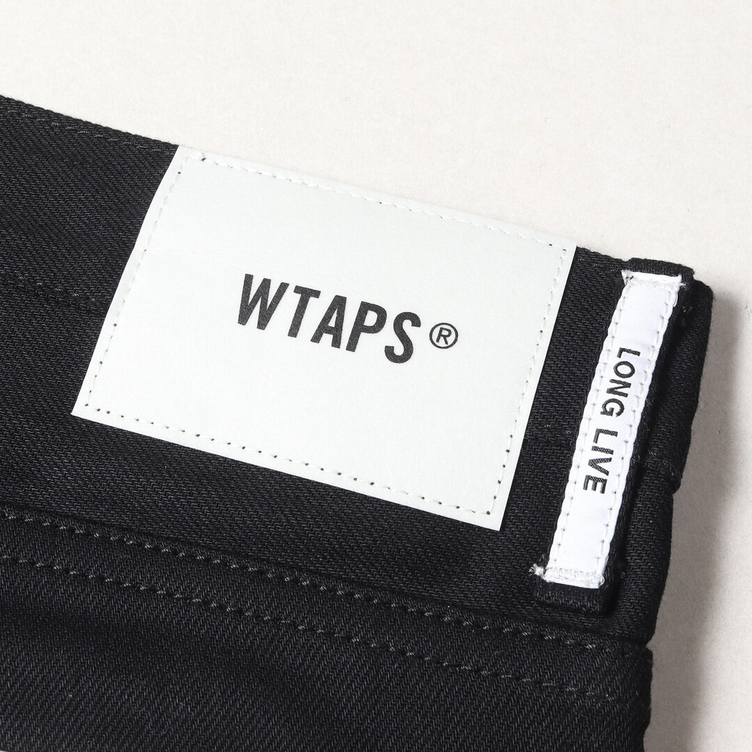 W)taps(ダブルタップス)のWTAPS ダブルタップス パンツ サイズ:M (33×29) ストレッチ スキニー デニムパンツ BLUES SKINNY 21AW ブラック 黒 ズボン ボトムス カジュアル ブランド ストリート ミリタリー【メンズ】【中古】【美品】 メンズのパンツ(デニム/ジーンズ)の商品写真