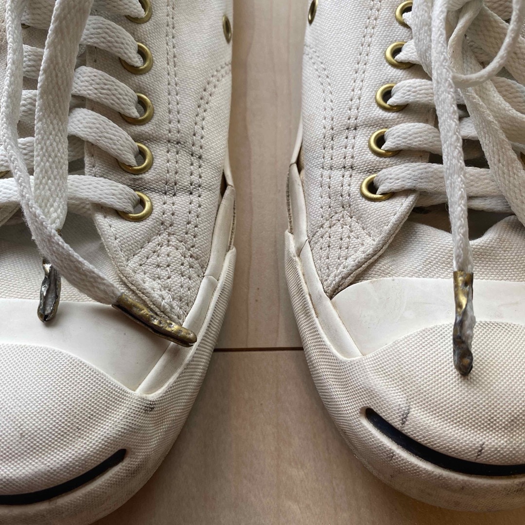 CONVERSE(コンバース)のコンバース　ジャックパーセル　白スニーカー メンズの靴/シューズ(スニーカー)の商品写真