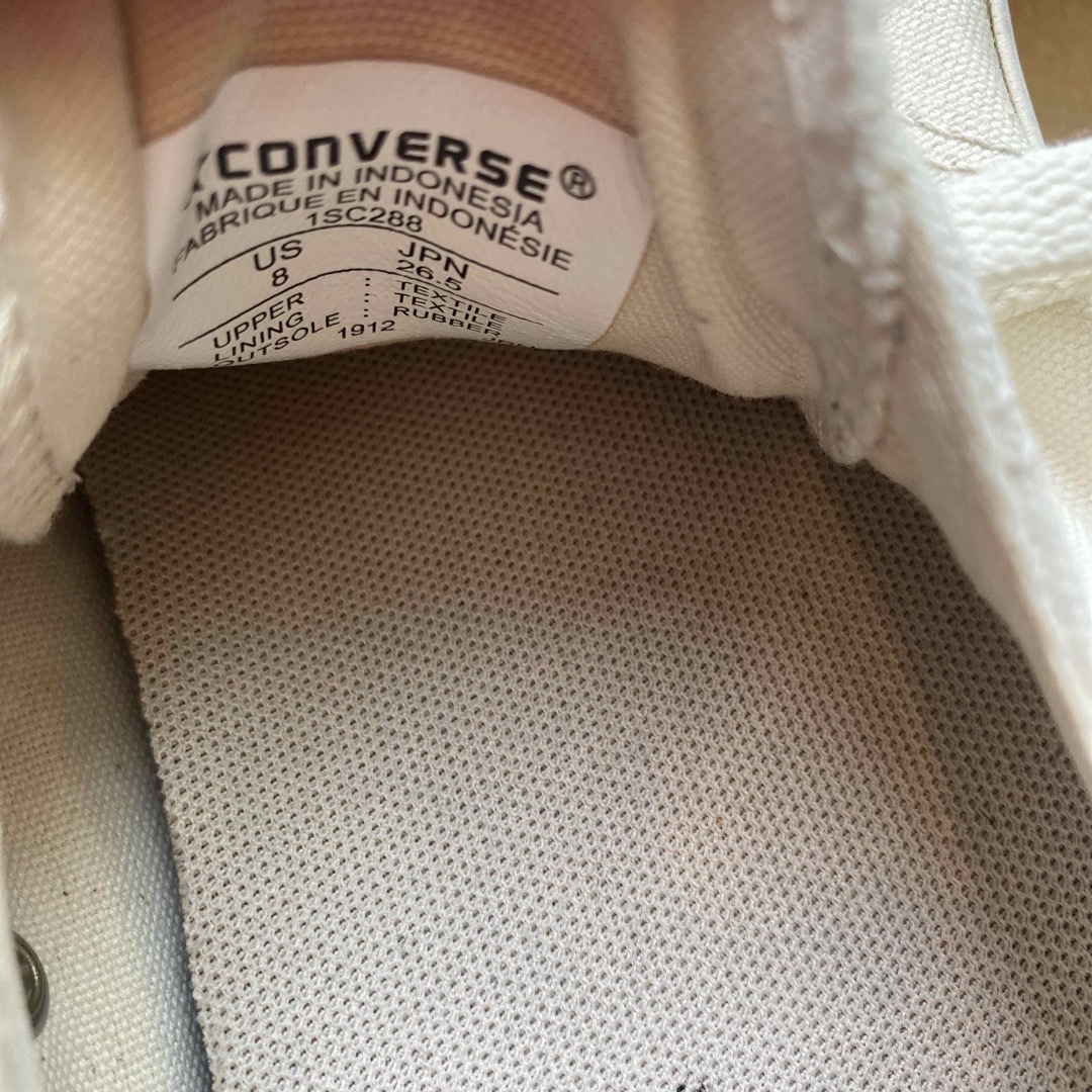 CONVERSE(コンバース)のコンバース　ジャックパーセル　白スニーカー メンズの靴/シューズ(スニーカー)の商品写真