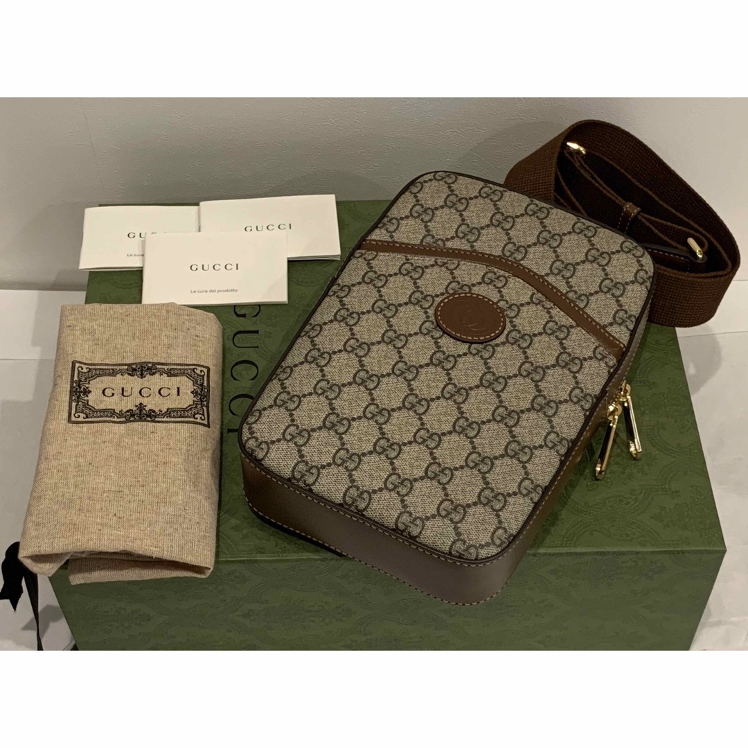 Gucci(グッチ)の新品☆ GUCCI インターロッキングG スリング        バックパック メンズのバッグ(ウエストポーチ)の商品写真