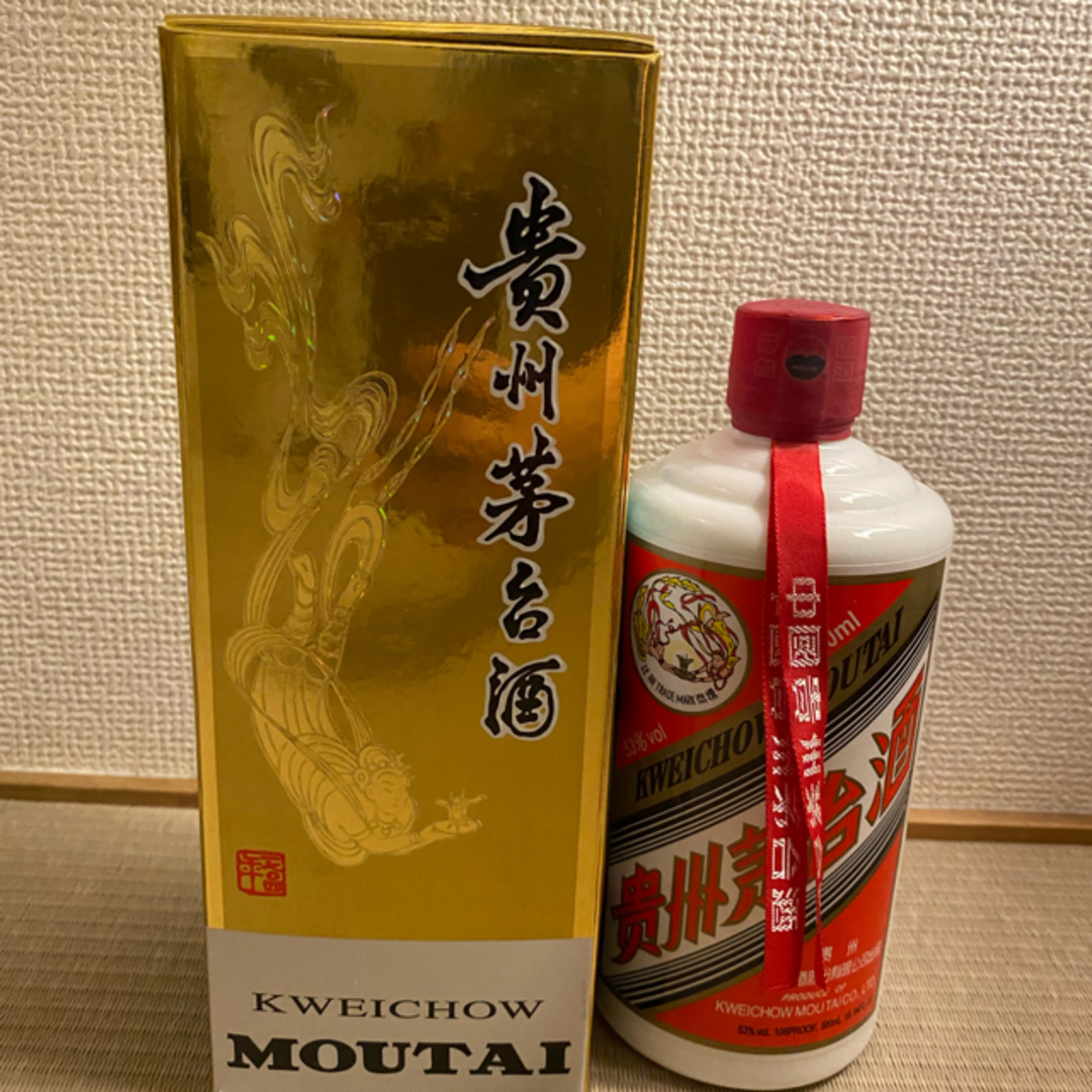 ２０１３年　マオタイ【貴州茅台酒 天女ラベル 中国酒】 食品/飲料/酒の酒(その他)の商品写真