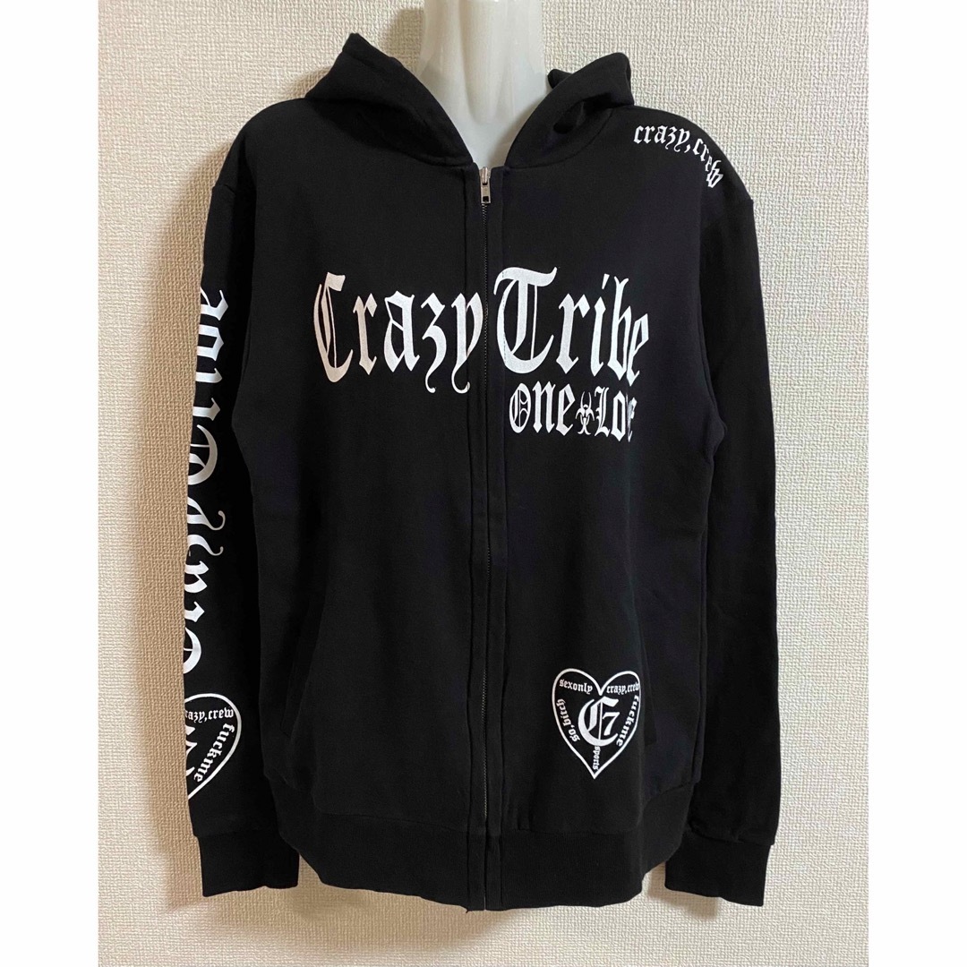 ⚛️CRAZY  TRIBE パーカー Ｌサイズ