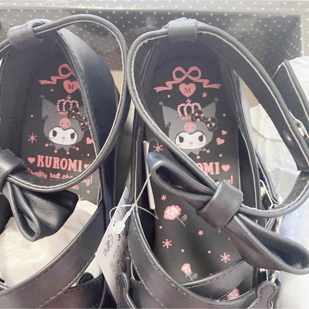 サンリオ - サンリオ クロミ 厚底 オトナパンプス リボン M サンリオ - サンリオ クロミ 厚底 オトナパンプス リボン M