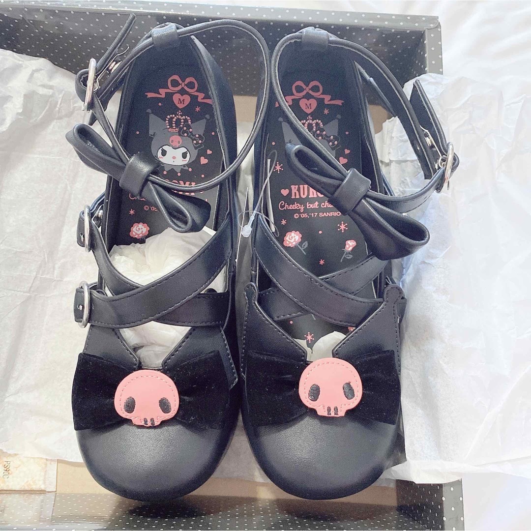 サンリオ - サンリオ クロミ 厚底 オトナパンプス リボン M サンリオ - サンリオ クロミ 厚底 オトナパンプス リボン M