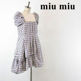 ミュウミュウ(miumiu)のSL AG0061 近年モデル miu miu ミュウ ミュウ(ひざ丈ワンピース)