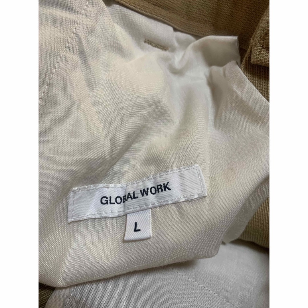 GLOBAL WORK(グローバルワーク)のGLOBALWORK グローバルワーク　タックワイドチノスラックス メンズのパンツ(スラックス)の商品写真