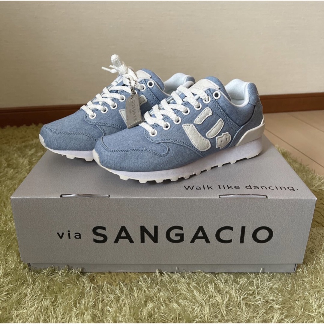 Sangacio にゅ〜ずスニーカー◇DENIM SKY BLUEの通販 by みぃころ's