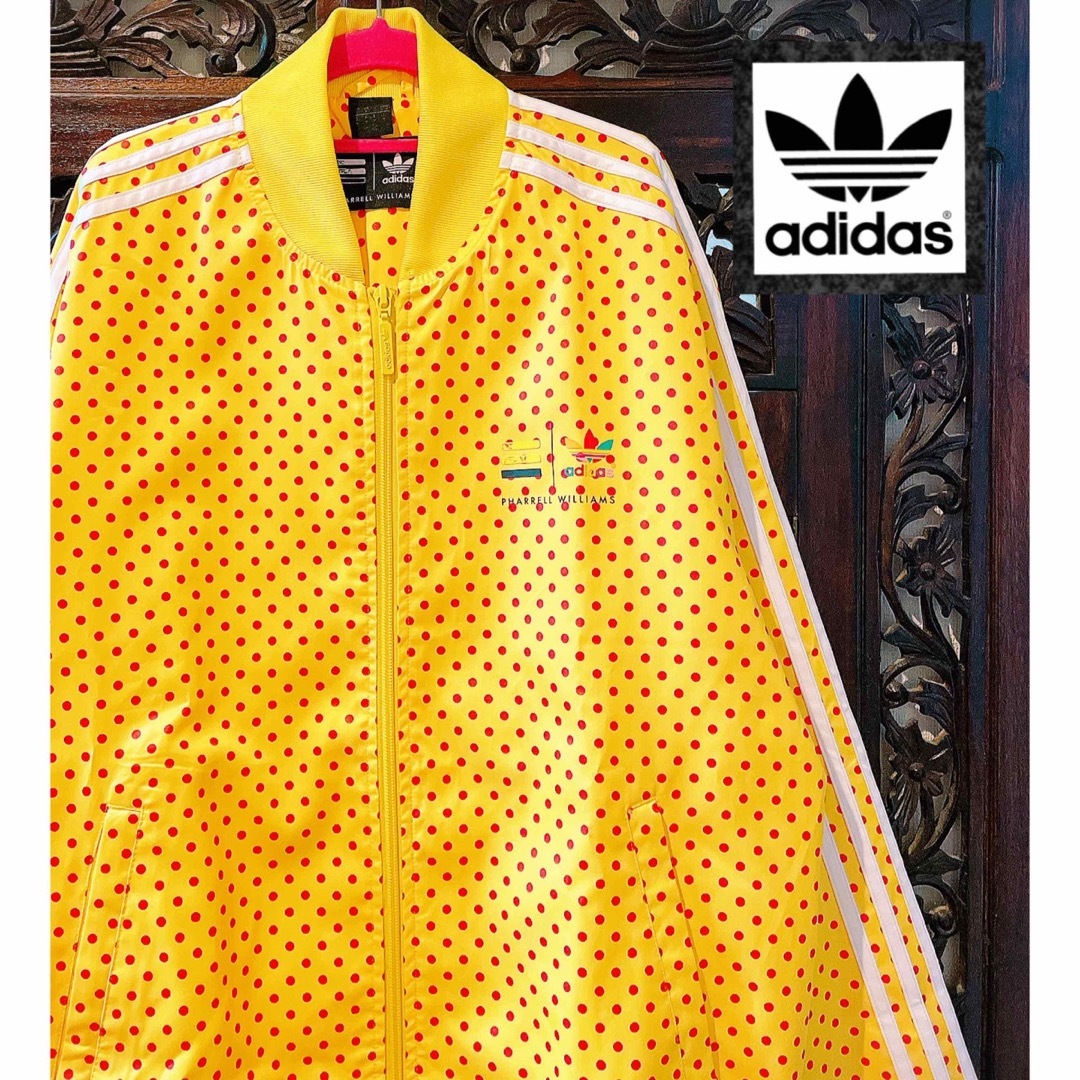 @ adidas アディダス 青 ファレルウィリアム ジャージ パーカー