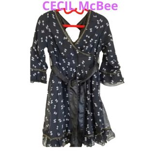 セシルマクビー(CECIL McBEE)のレディース洋服夏服春服　ワンピース　セシルマクビー　CECIL MCBEE(ひざ丈ワンピース)