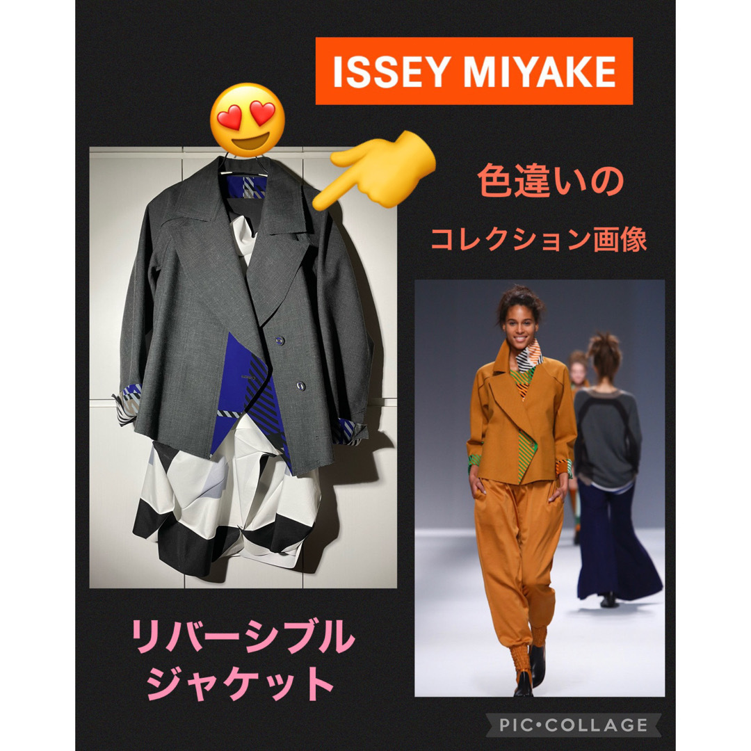 イッセイミヤケ リバーシブルJK ３ issey miyake