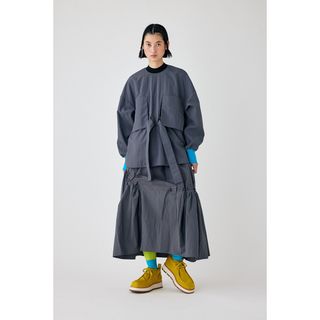 エンフォルド(ENFOLD)のnagonstans asymmetry drawstring skirt(ロングスカート)