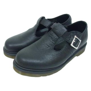 ドクターマーチン(Dr.Martens)のDr.Martens ドクターマーチン AW501 CORE Polley ポリー ストラップ シューズ Tバー メリージェーン ブラック系 UK6【美品】【中古】(ドレス/ビジネス)