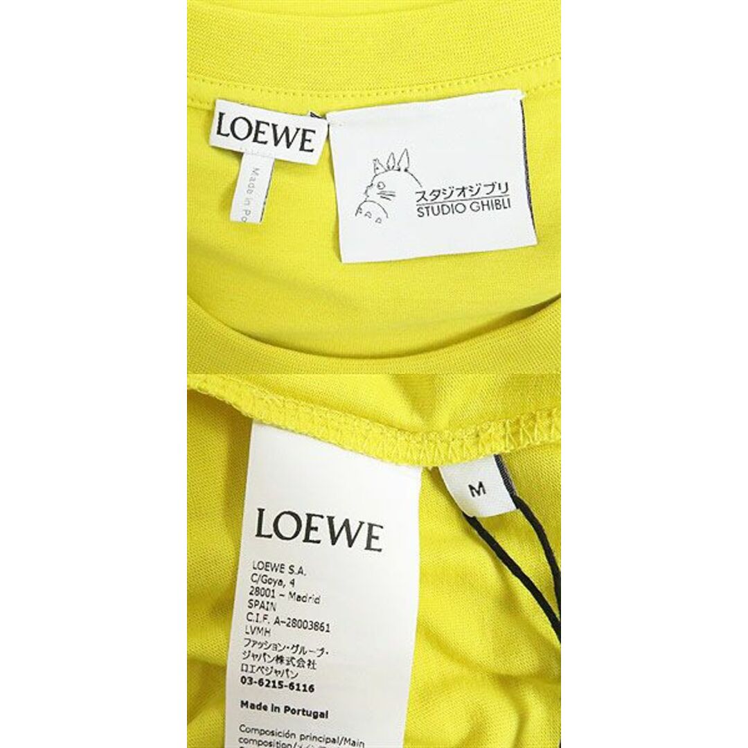 LOEWE(ロエベ)の未使用品□22SS ロエベ×スタジオジブリ 千と千尋の神隠し S928Y22J03 オオトリ様 コットン100％ 半袖Tシャツ/カットソー イエロー M 正規 メンズのトップス(Tシャツ/カットソー(半袖/袖なし))の商品写真