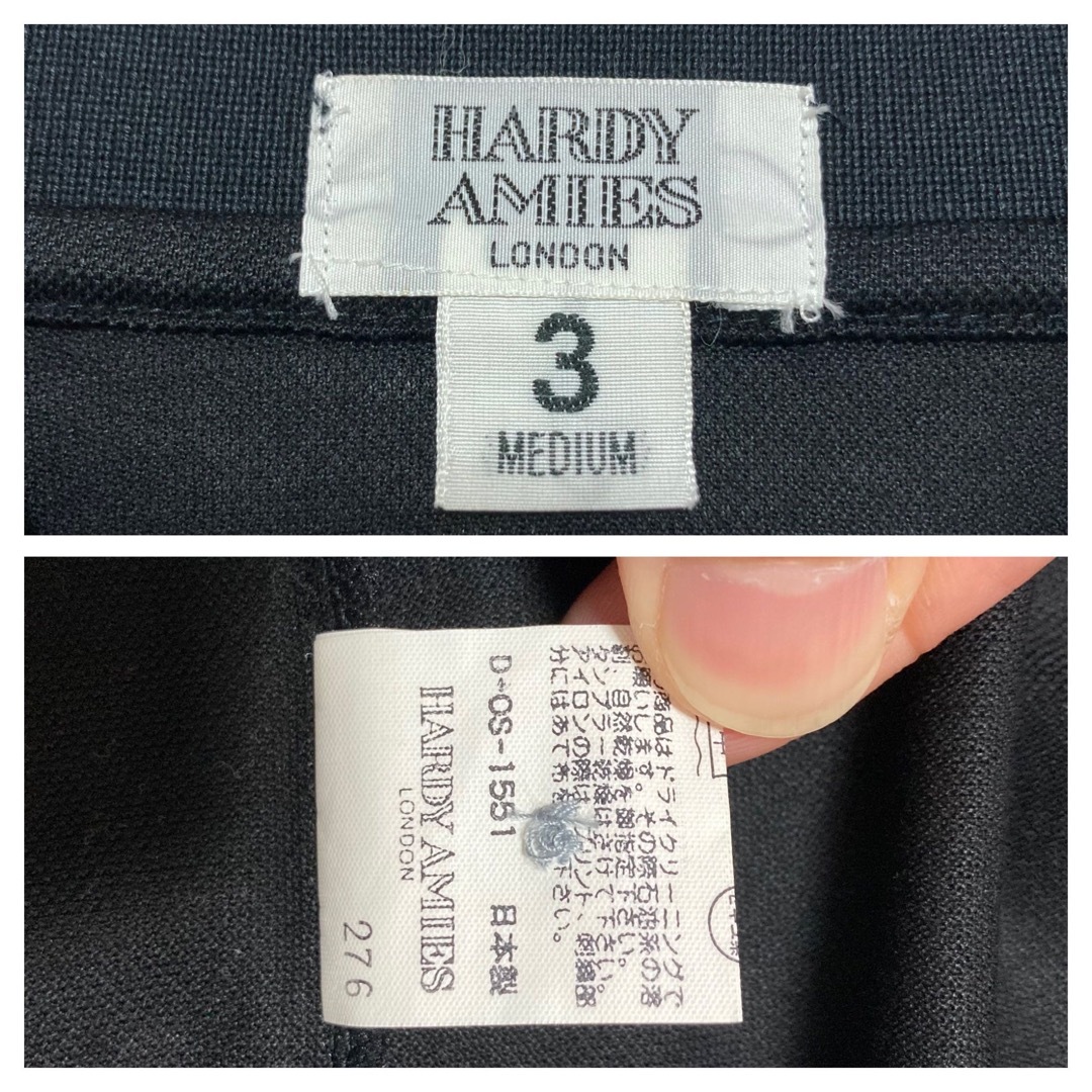 HARDY AMIES(ハーディエイミス)の90s デッドストック■ハーディエイミス■ポロシャツ 刺繍 エンブレム 長袖 3 メンズのトップス(ポロシャツ)の商品写真