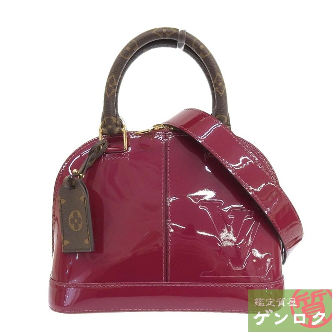 LOUIS VUITTON(ルイヴィトン)の【中古】LOUIS VUITTON ルイ・ヴィトン モノグラム ヴェルニ アルマBB 2WAYバッグ ハンドバッグ ショルダーバッグ 斜め掛け M54785 レディース【質屋】 レディースのバッグ(ショルダーバッグ)の商品写真