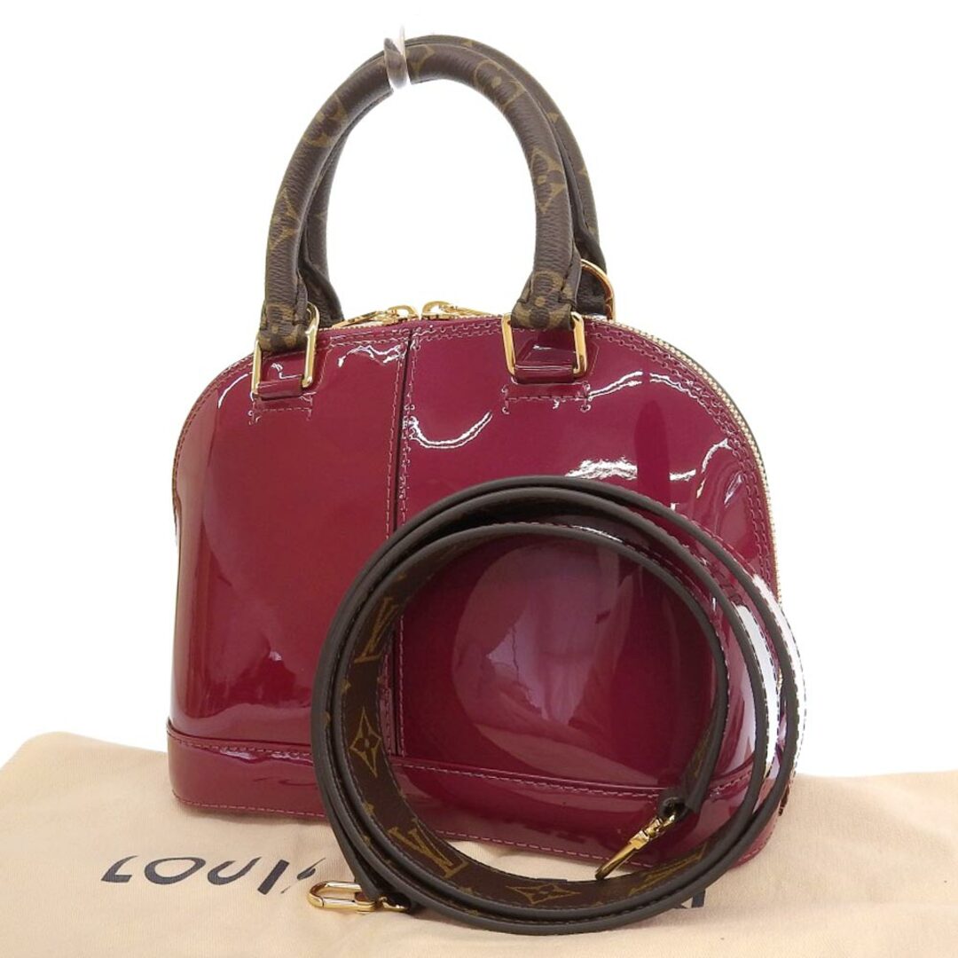 LOUIS VUITTON(ルイヴィトン)の【中古】LOUIS VUITTON ルイ・ヴィトン モノグラム ヴェルニ アルマBB 2WAYバッグ ハンドバッグ ショルダーバッグ 斜め掛け M54785 レディース【質屋】 レディースのバッグ(ショルダーバッグ)の商品写真