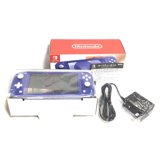 ニンテンドースイッチ(Nintendo Switch)のNintendo switch light ブルー　超美品！(携帯用ゲーム機本体)