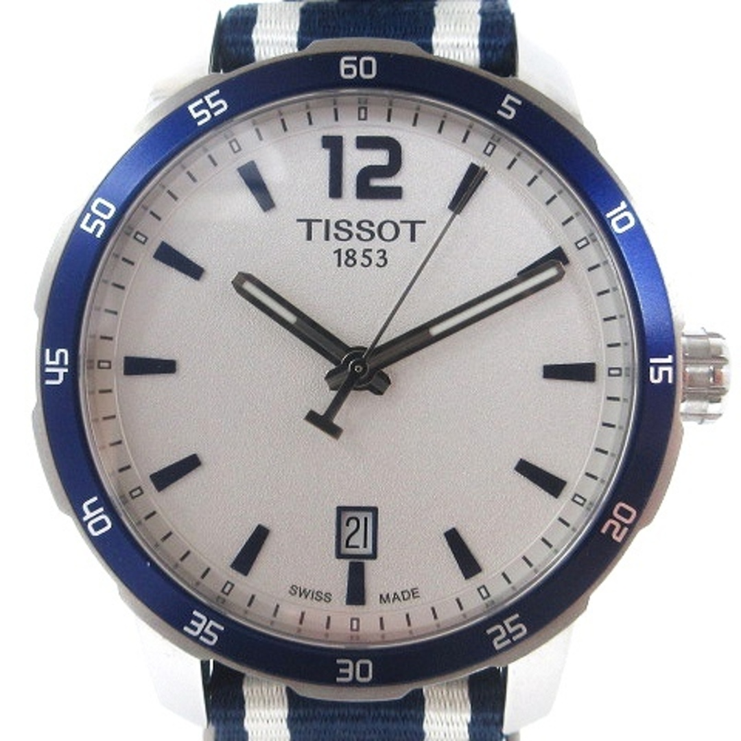 TISSOT - ティソ クイックスター 腕時計 アナログ クオーツ デイト T095410 青の通販 by ベクトル ラクマ店｜ティソならラクマ