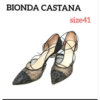 ✨BIONDA CASTANA★レースアップ★パンプス★サンダル★size41(ハイヒール/パンプス)