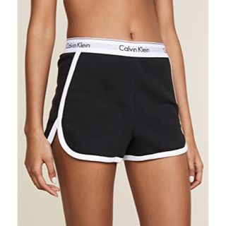 カルバンクライン(Calvin Klein)のカルバンクライン　レディース　ショートパンツ　黒　M(ショートパンツ)