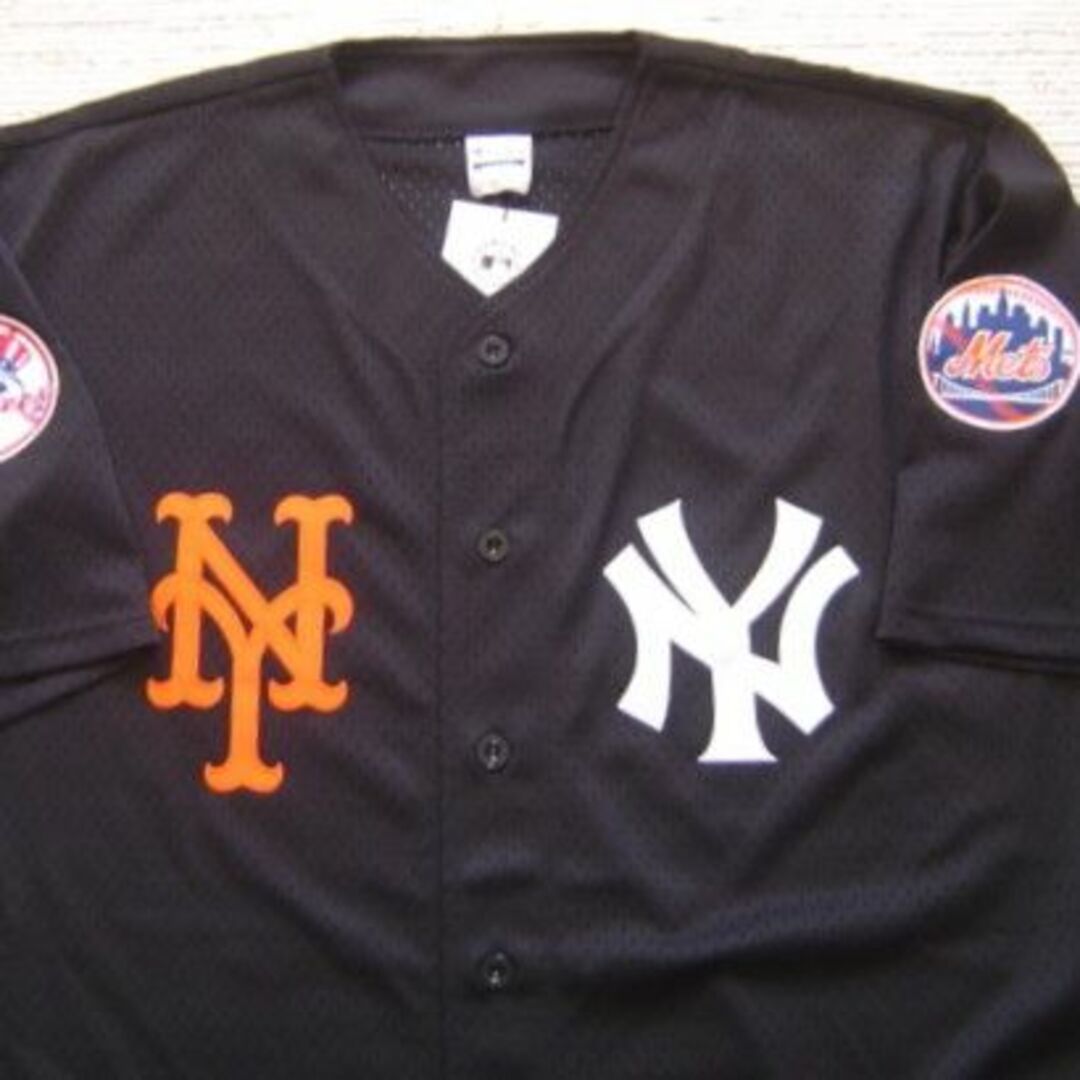 ファナティックス MLB NY ヤンキース メッツ ユニホーム シャツ 半袖 