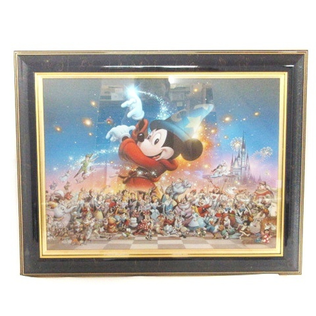 美品 Mickey's Party ディズニー 三田恒夫 作画 絵画 同梱不可otherの美品Mickey