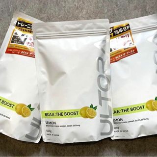 ウルトラ BCAA ザ・ブースト レモン風味 500g ULTORA 3袋の通販 by