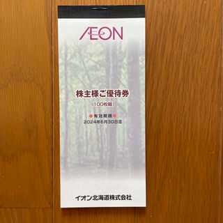 イオン北海道 株主優待券 100枚綴 10000円分(ショッピング)