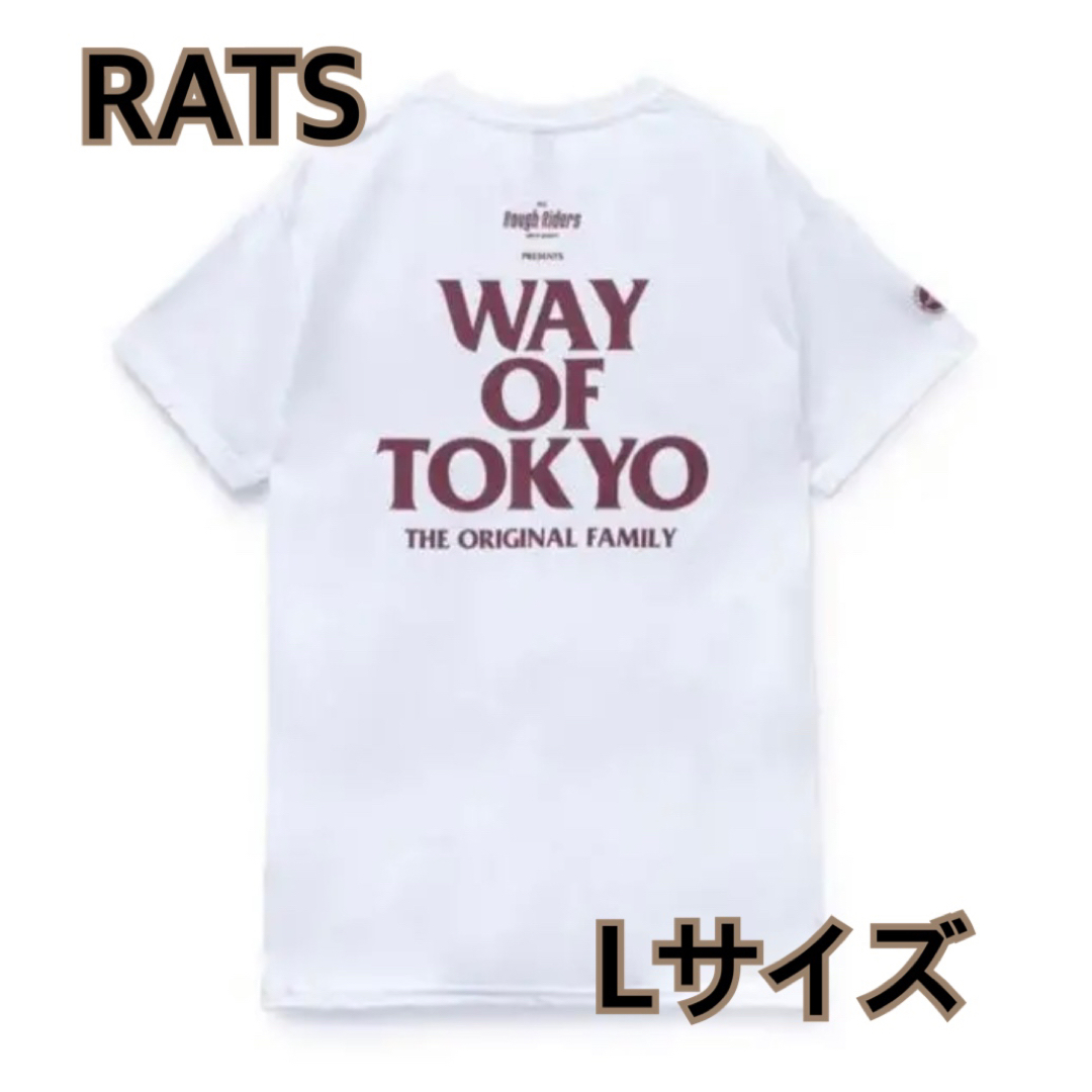 RATS WAY OF TOKYO SS TEE White×BurgundyTシャツ/カットソー(半袖/袖なし)