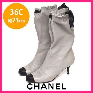 セール100%新品 CHANEL - シャネル ショートブーツ 靴 36C 23cm相当 01