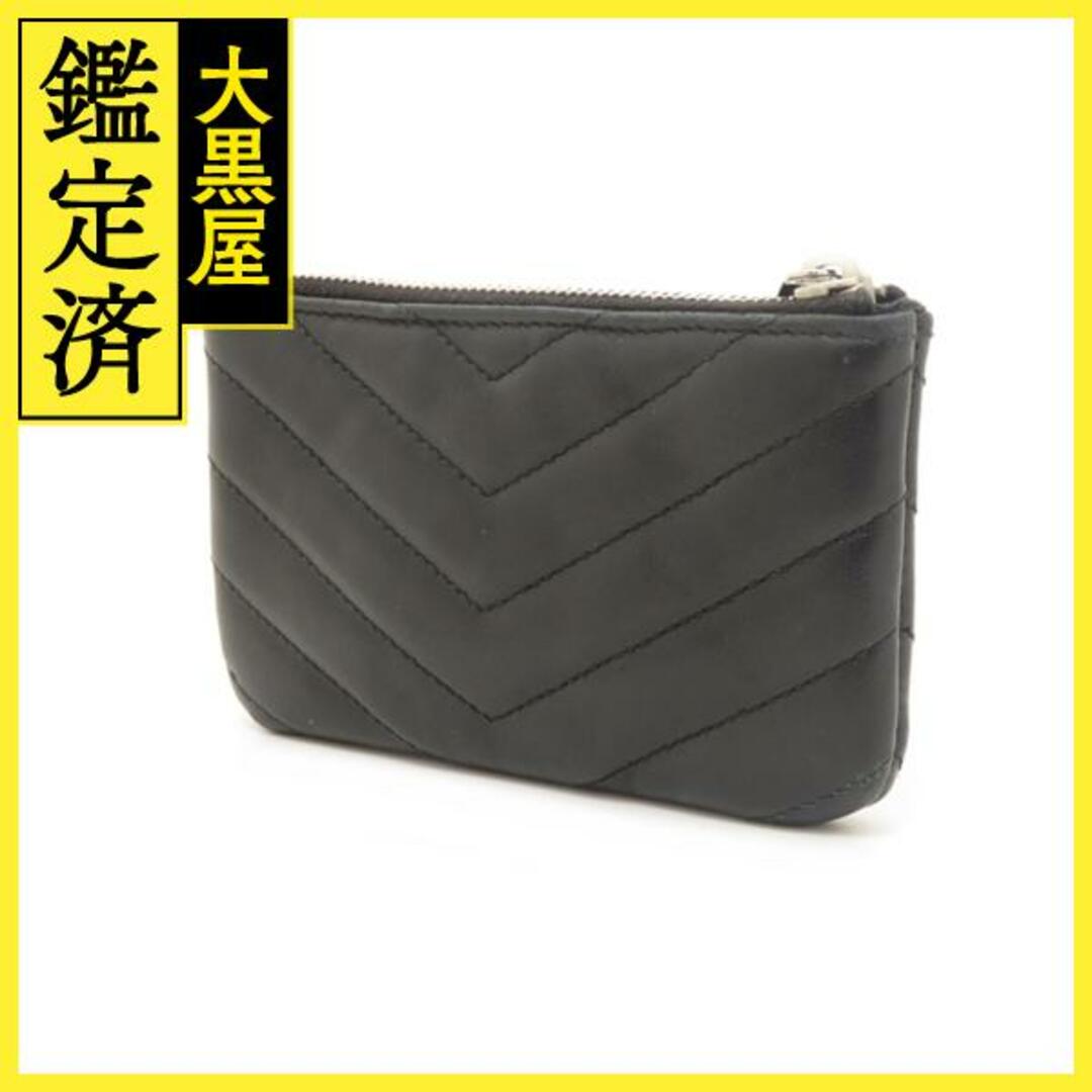 Saint Laurent - SAINT LAURENT キーリング付コインケース ブラック