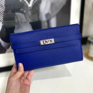 エルメス ケリー 財布(レディース)(ブルー・ネイビー/青色系)の通販