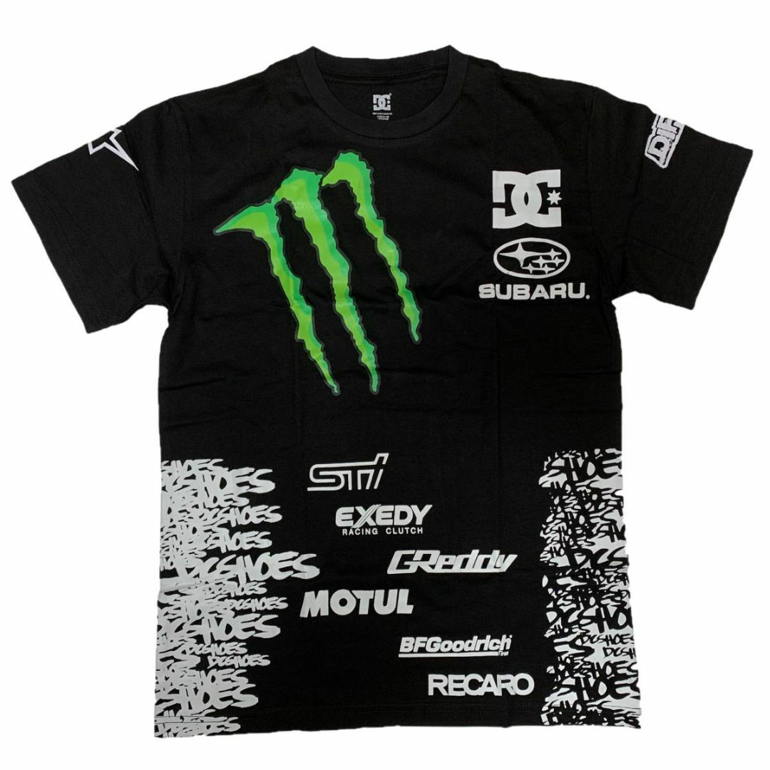 DC SHOES モンスターエナジー 半袖Tシャツ L