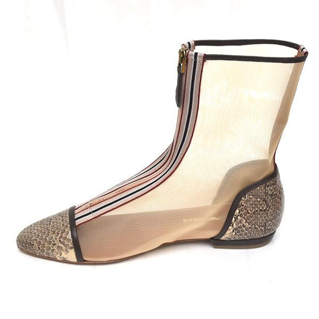 Emporio Armani(エンポリオアルマーニ)の新品♪エンポリオアルマーニ シースルー メッシュ ブーツ 35(約22cm) レディースの靴/シューズ(ブーツ)の商品写真