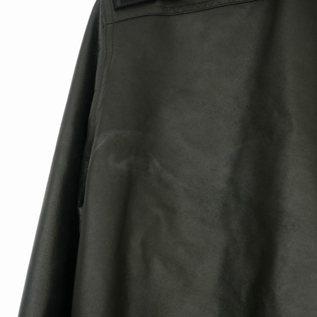 Rick Owens - リックオウエンス 21SS レザー シャツ 長袖 ラムレザー